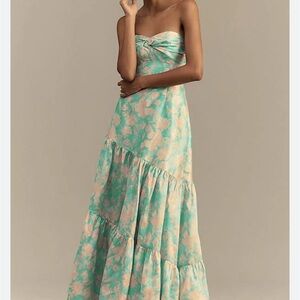 Hutch Floral Strapless Maxi Dress